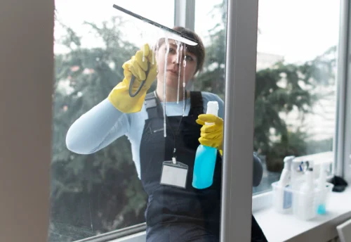 Nettoyage de vitres intérieures et extérieures à Saint-Georges-Buttavent
